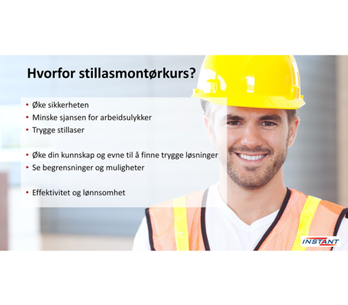 Stillasmontørkurs 1