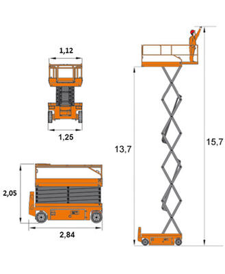  Dingli JCPT1612DC - 16m